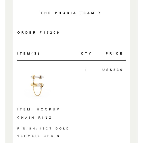 Double chain ring from phoria - Picture 3 of 5